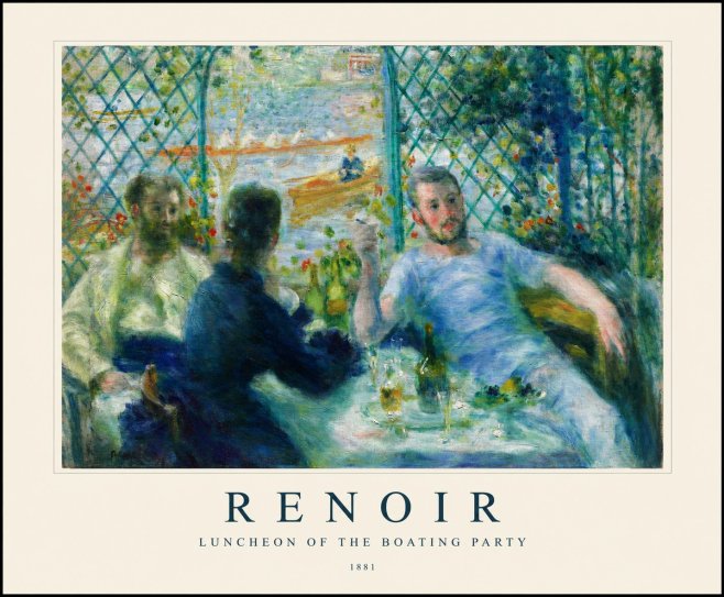 Renoir Luncheon of the Boating Party No1 - Plakat