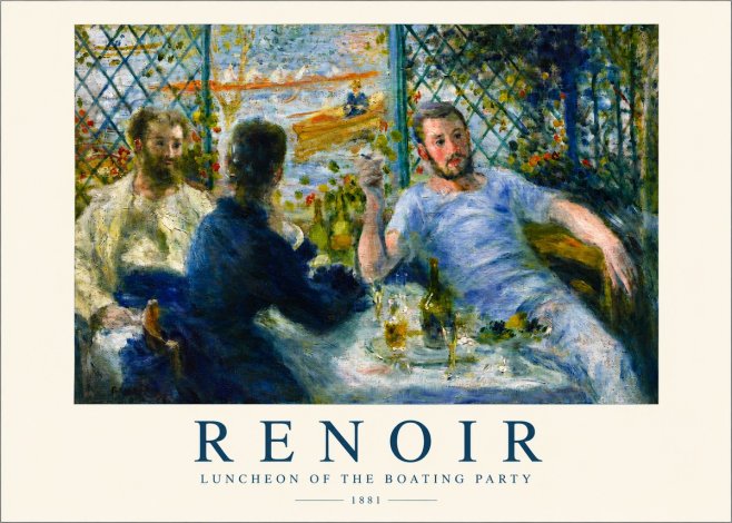 Renoir Luncheon of the Boating Party No3 - Plakat