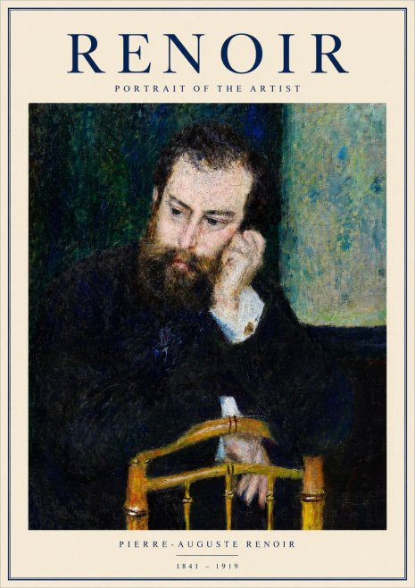Renoir Portrait of the Artist No3 - Plakat