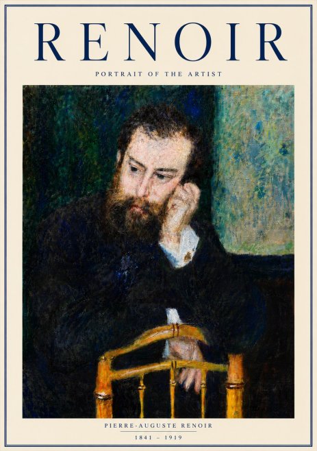 Renoir Portrait of the Artist No6 - Plakat