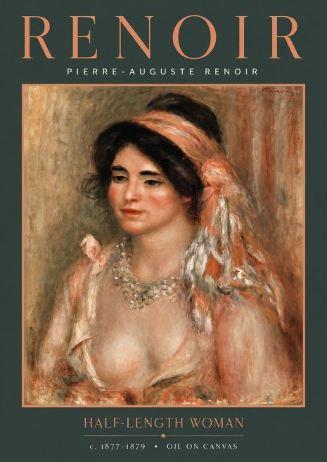 Renoir Half-length Woman No2 - Plakat