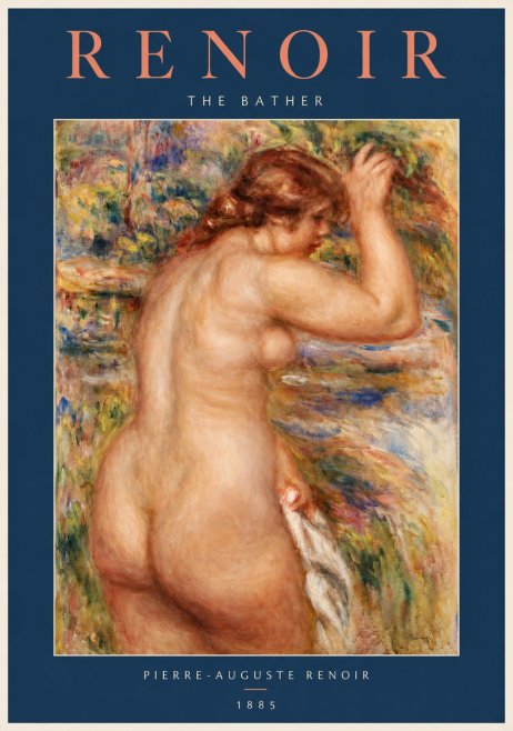 Renoir Bather No4 - Plakat