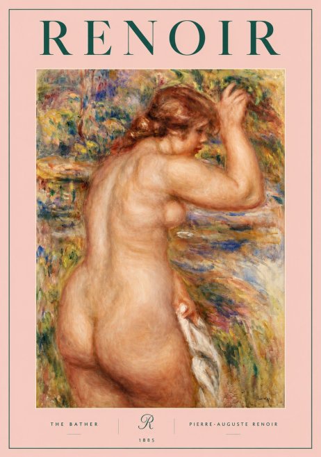 Renoir Bather No5 - Plakat