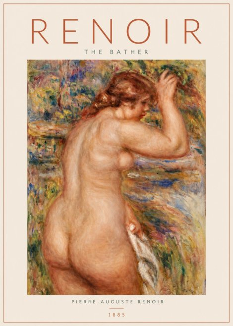 Renoir Bather No6 - Plakat