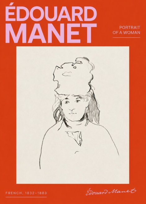Édouard Manet Portrait of a Woman No2 - Plakat