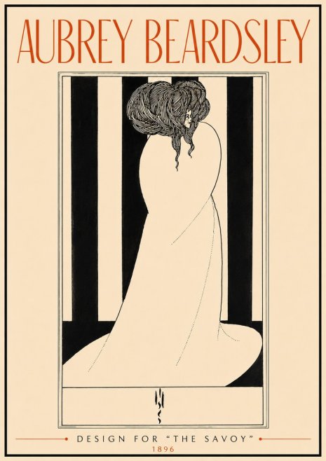 Aubrey Beardsley One of Six Designs for 'the Savoy' No5 - Plakat