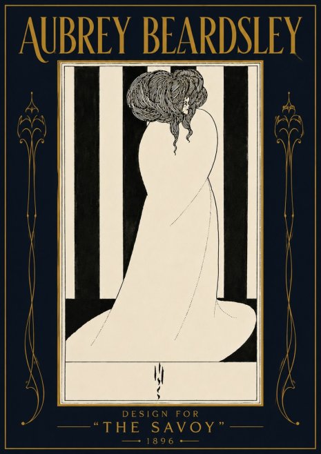 Aubrey Beardsley One of Six Designs for 'the Savoy' No6 - Plakat