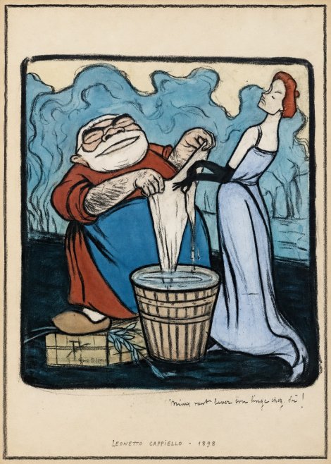 Leonetto Cappiello Mieux Vaut Laver Son Linge Chez Soi! No6 - Plakat