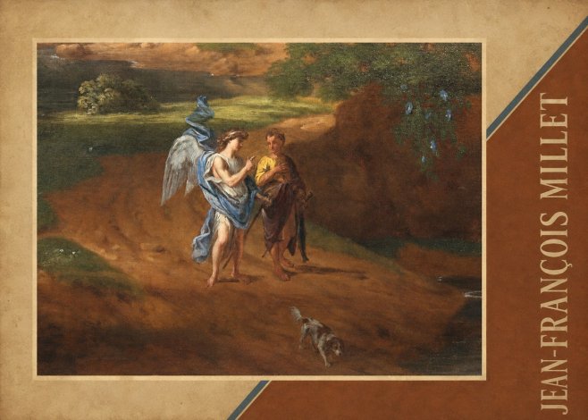 Jean-François Millet Tobias and the Angel No5 - Plakat