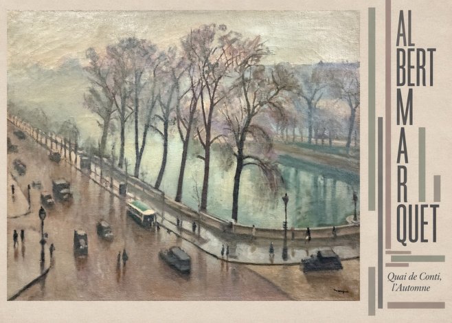Albert Marquet Quai De Conti, L'automne No5 - Plakat