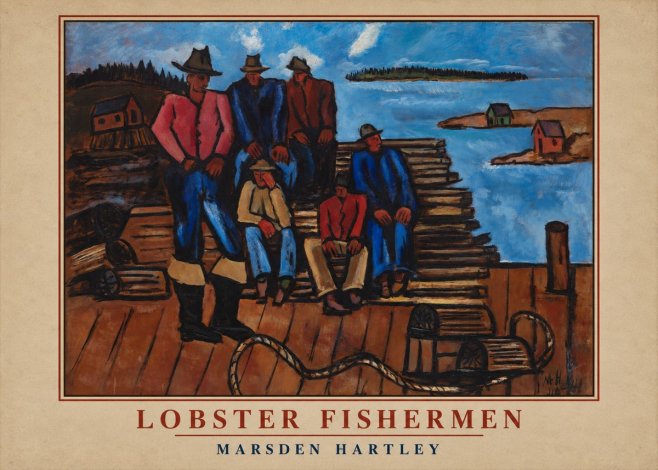 Marsden Hartley Lobster Fishermen II No2 - Plakat