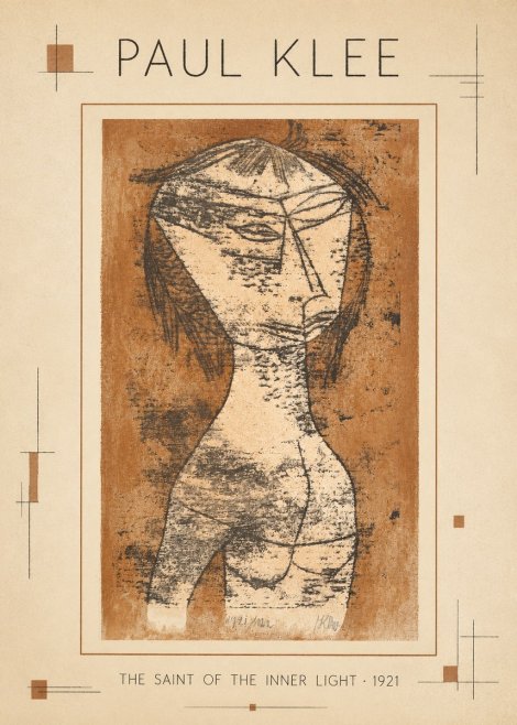 Paul Klee The Saint of the Inner Light No1 - Plakat