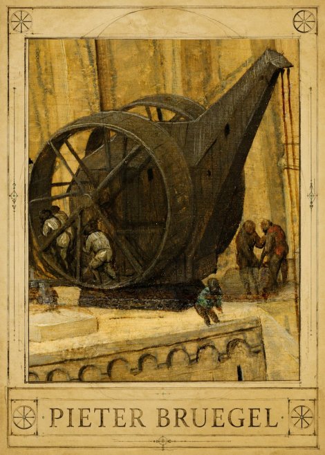 Pieter Bruegel The Crane No1 - Plakat
