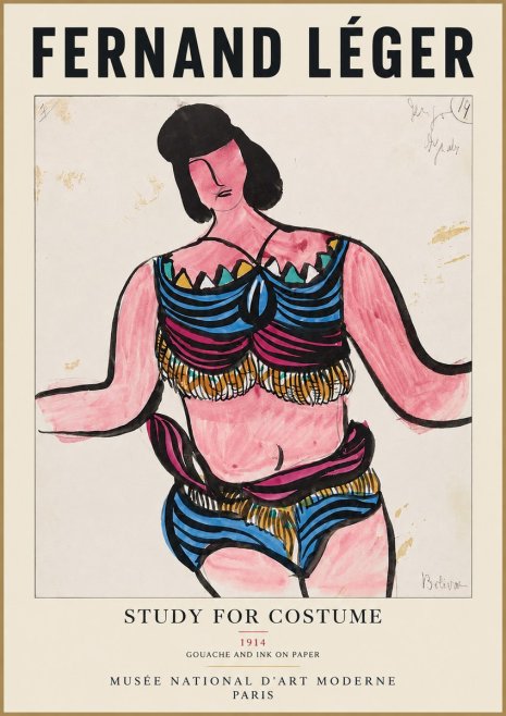 Fernand Léger Bolivian No3 - Plakat