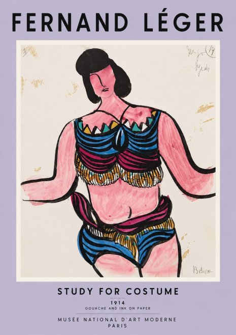Fernand Léger Bolivian No4 - Plakat