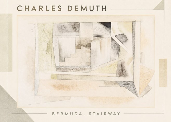 Charles Demuth Bermuda, Stairway No1 - Plakat
