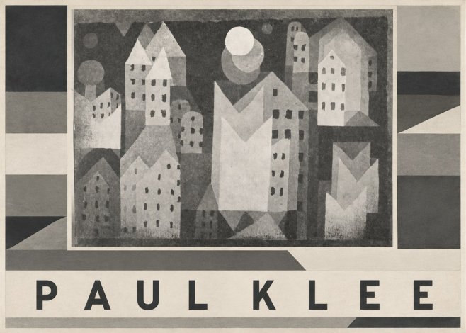 Paul Klee City of Churches No3 - Plakat
