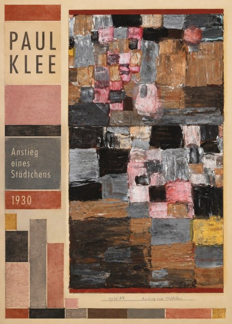 Paul Klee Anstieg Eines Städtchens No3 - Plakat