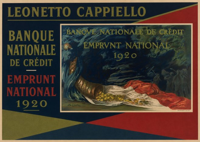 Leonetto Cappiello Banque Nationale De Crédit - Emprunt National 1920 No2 - Plakat
