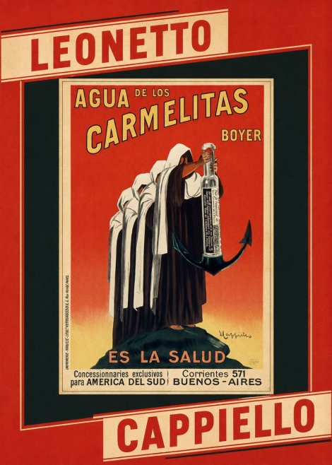 Leonetto Cappiello Agua De Los Carmelitas Boyer No6 - Plakat