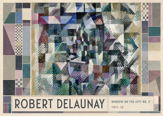 Robert Delaunay Window on the City No. 3 No1 - Plakat
