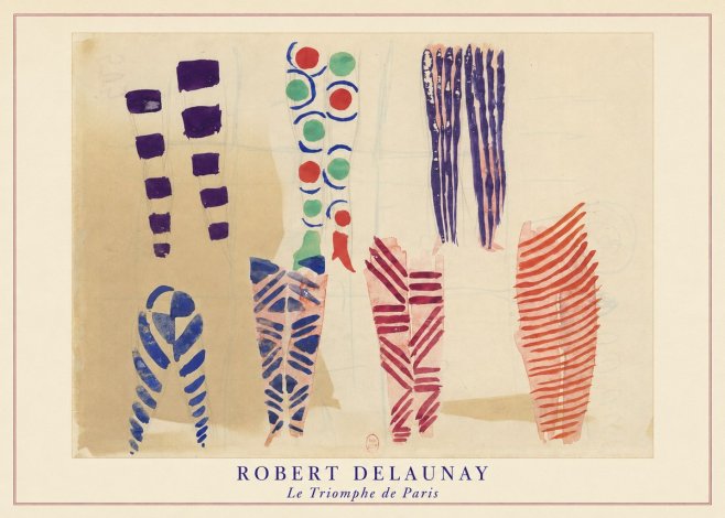 Robert Delaunay Le Triomphe De Paris IV No3 - Plakat