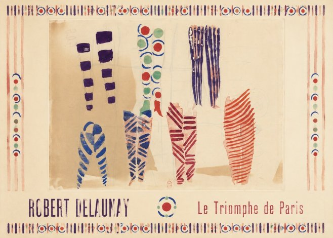 Robert Delaunay Le Triomphe De Paris IV No4 - Plakat