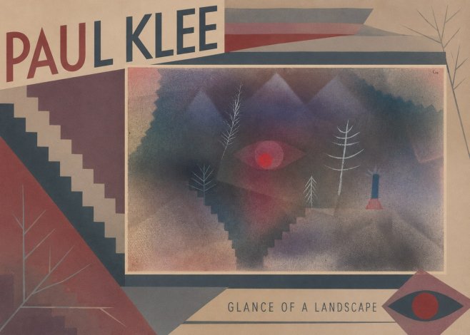 Paul Klee Glance of a Landscape No5 - Plakat