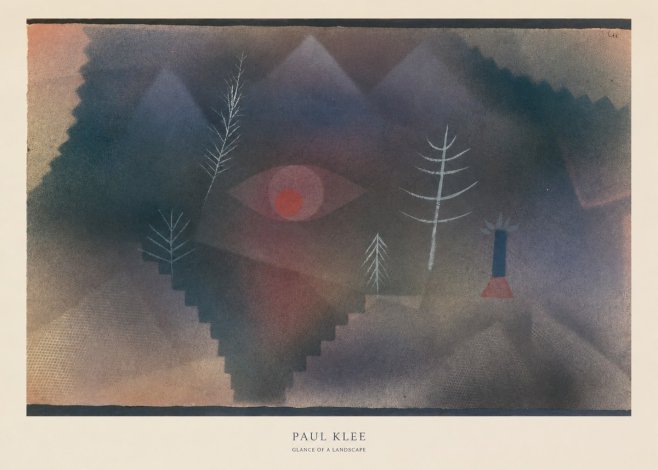 Paul Klee Glance of a Landscape No6 - Plakat