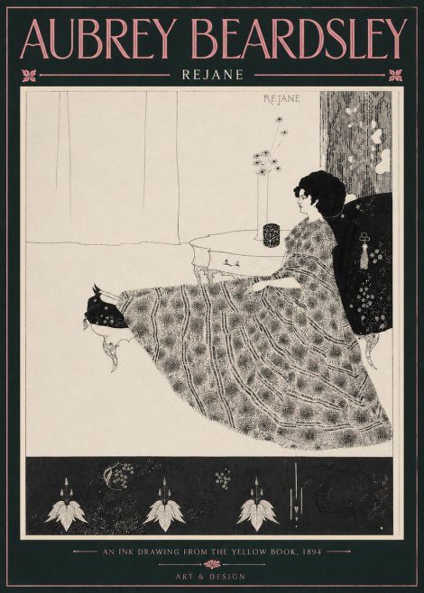 Aubrey Beardsley Rejane II No5 - Plakat