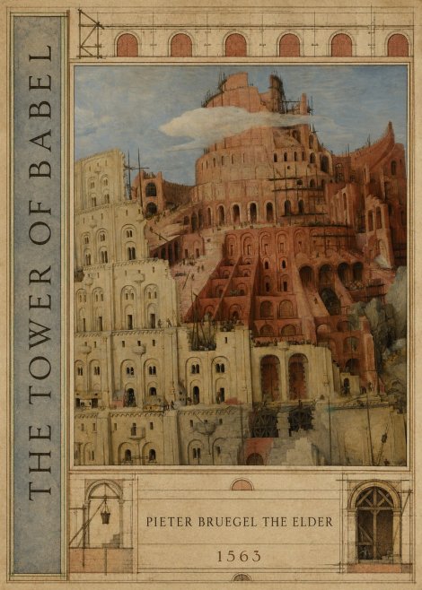 Pieter Bruegel The Tower of Babel XIII No3 - Plakat