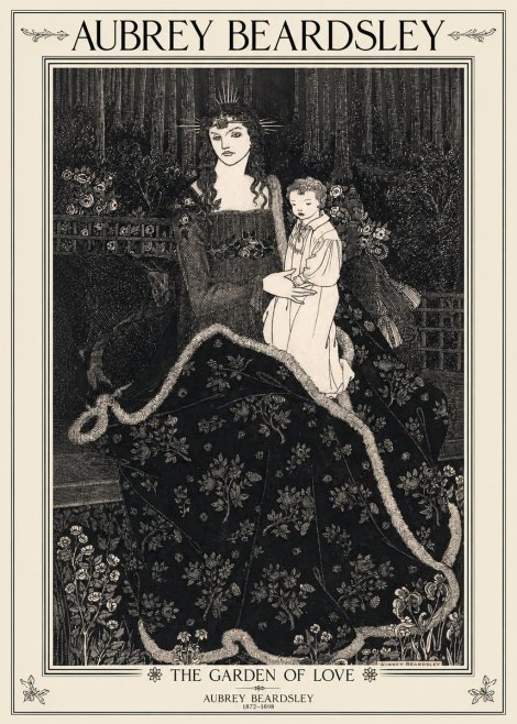 Aubrey Beardsley The Garden of Love No1 - Plakat