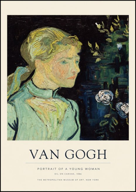 Van Gogh Portrait of a Young Woman No1 - Plakat