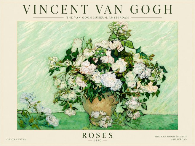 Van Gogh Roses No6 - Plakat