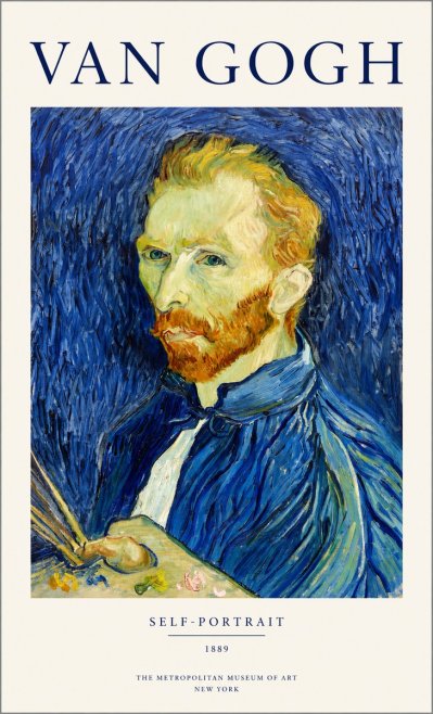 Van Gogh Self-portrait No1 - Plakat