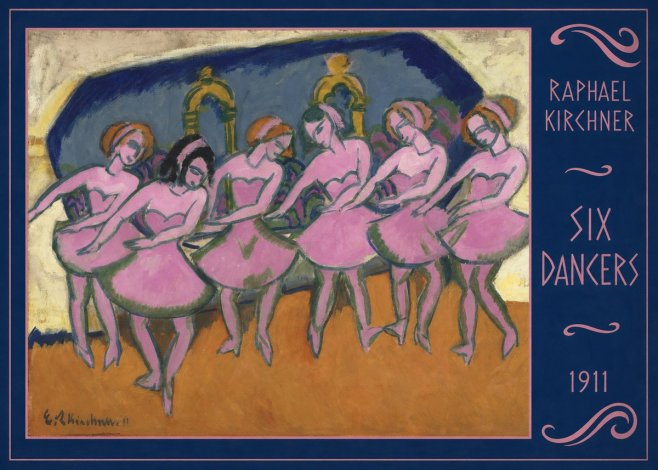 Raphael Kirchner Six Dancers No2 - Plakat