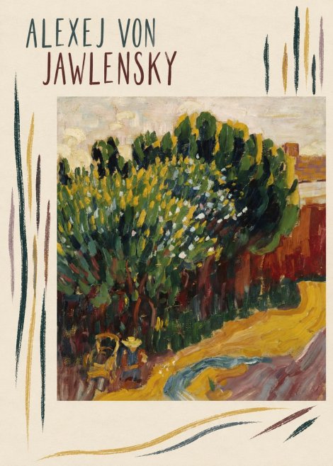 Alexej von Jawlensky Park Landscape (Murnau) No6 - Plakat