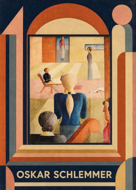 Oskar Schlemmer Composition with Figures No5 - Plakat