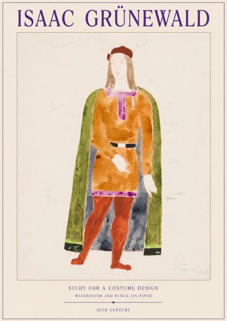 Isaac Grünewald Study for a Costume Design No1 - Plakat