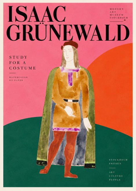 Isaac Grünewald Study for a Costume Design No3 - Plakat
