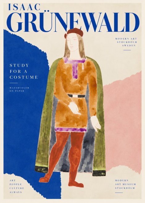 Isaac Grünewald Study for a Costume Design No4 - Plakat