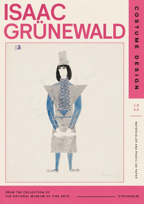 Isaac Grünewald Costume Design X No3 - Plakat
