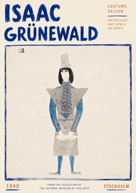 Isaac Grünewald Costume Design X No5 - Plakat