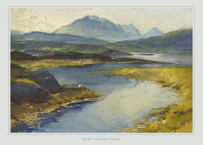 Kurt Schwitters Landschaft No6 - Plakat