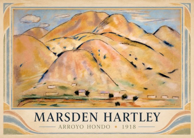 Marsden Hartley Arroyo Hondo No1 - Plakat