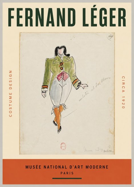 Fernand Léger Costume Design II No2 - Plakat