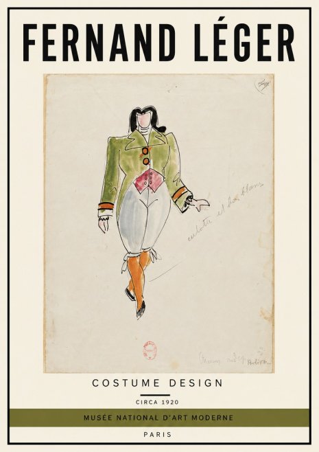 Fernand Léger Costume Design II No4 - Plakat