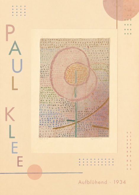 Paul Klee Aufblühend No2 - Plakat