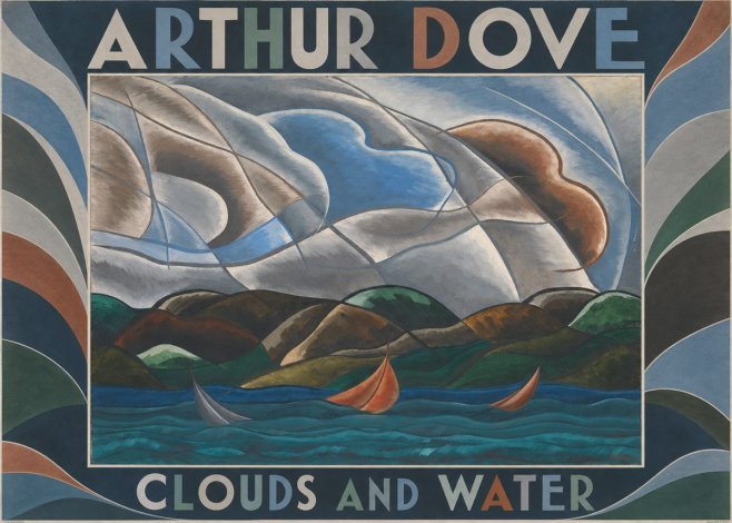 Arthur Dove Clouds and Water No1 - Plakat