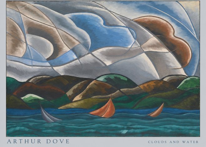 Arthur Dove Clouds and Water No6 - Plakat